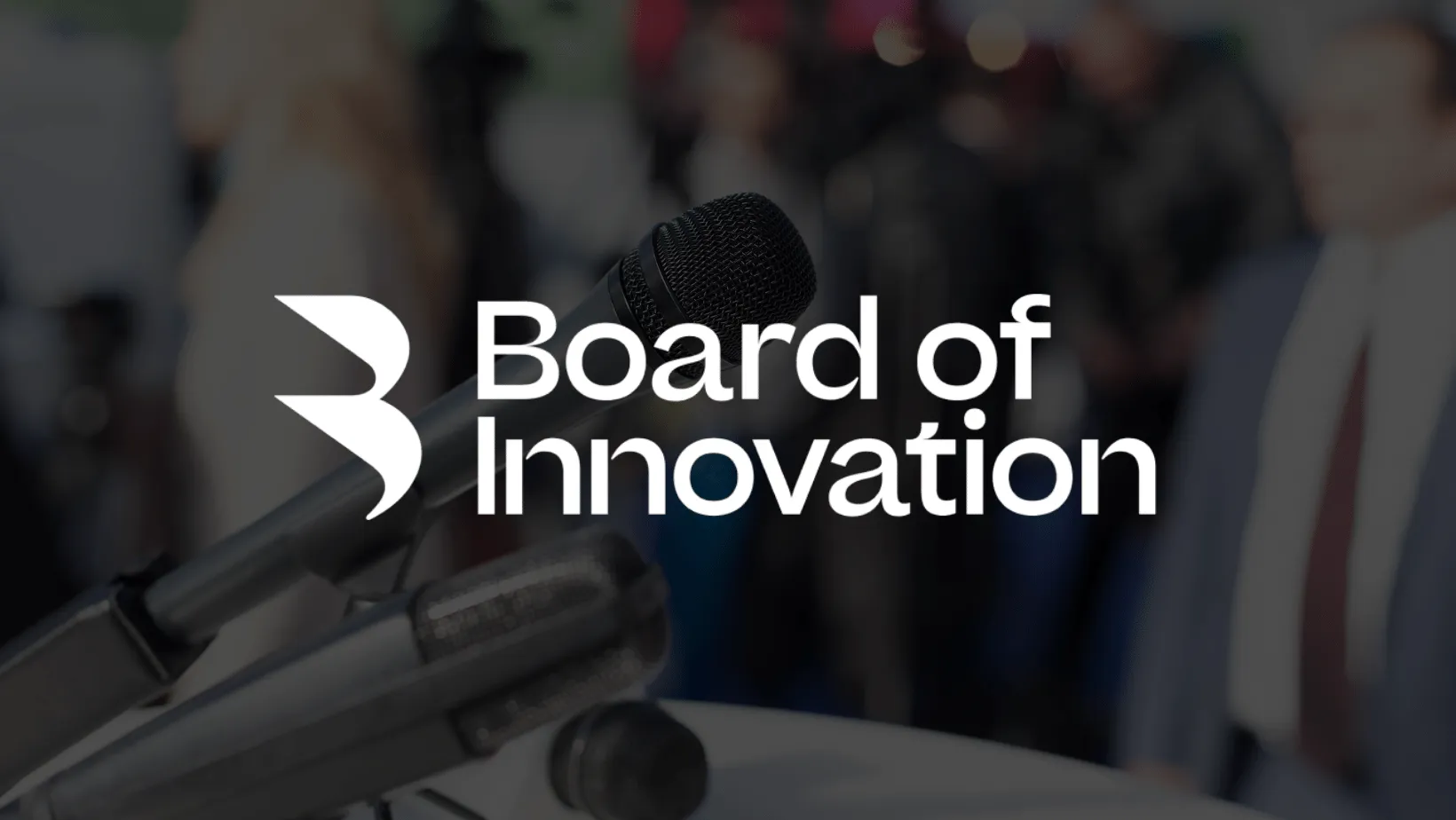 White Board of Innovation logo over a dark background.
