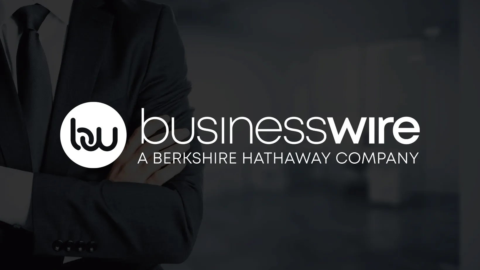 White Business Newswire logo over a dark background.