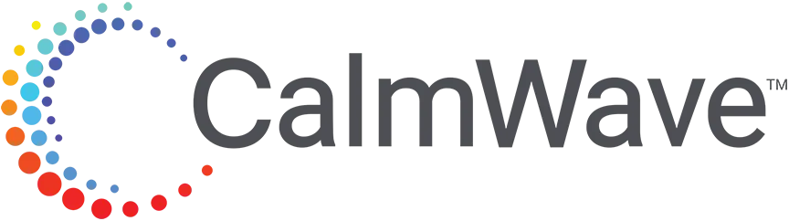 Dark CalmWave Logo for Clear Background