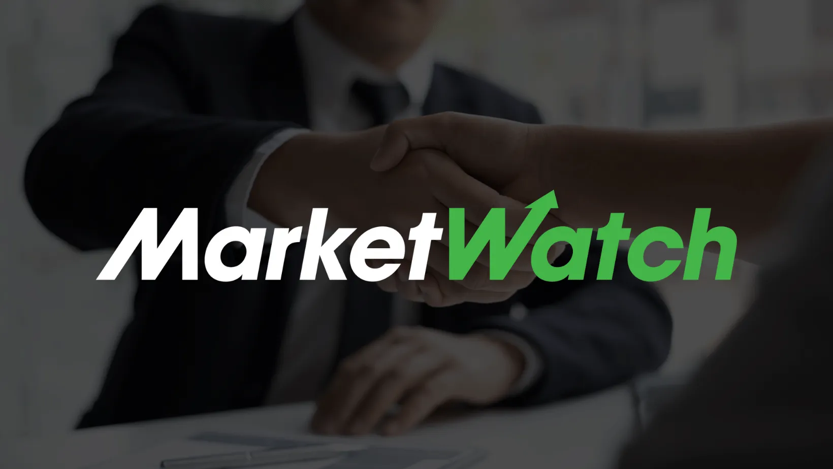 White MarketWatch logo over a dark background.