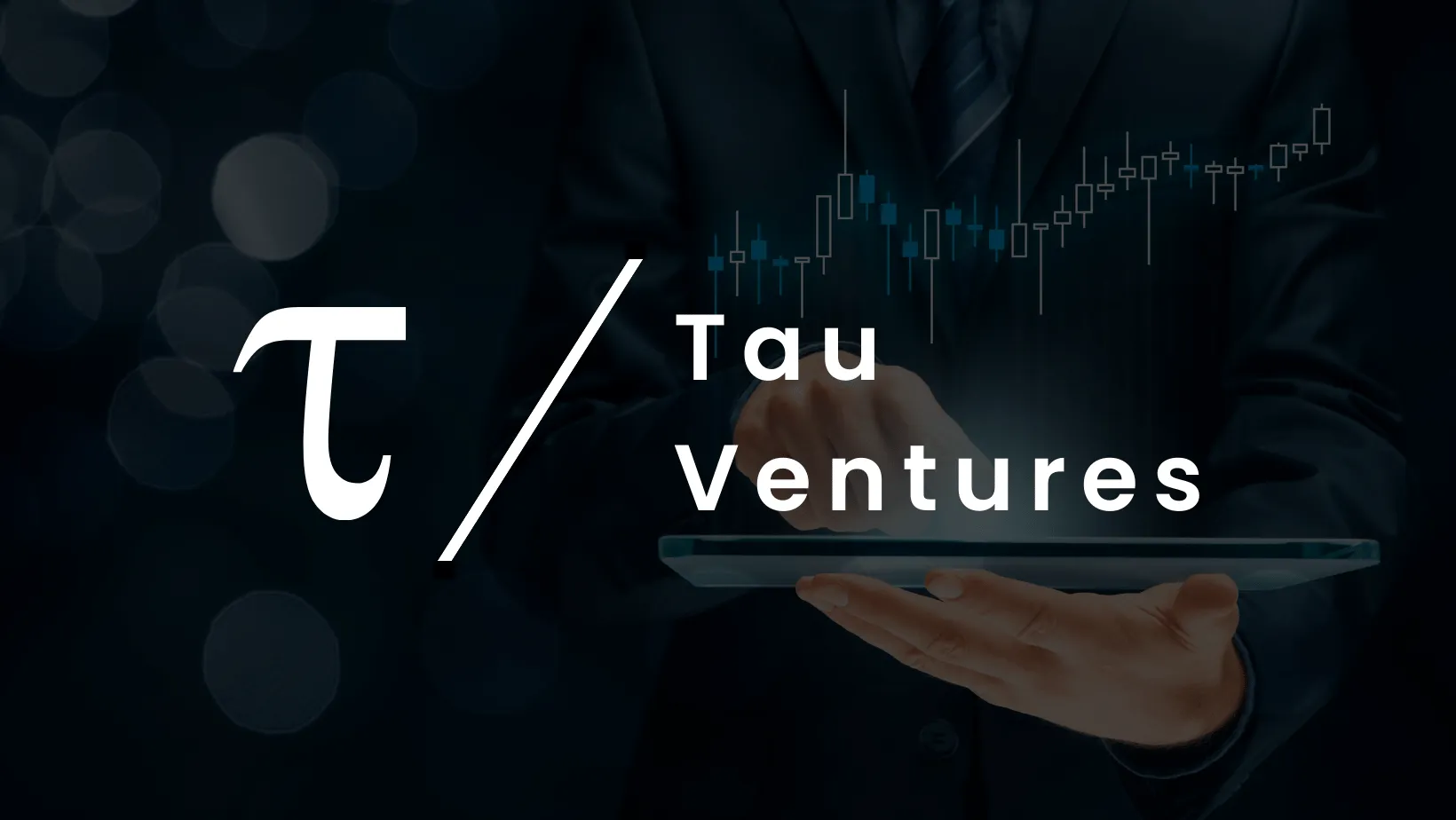 White Tau Ventures logo over a dark background.